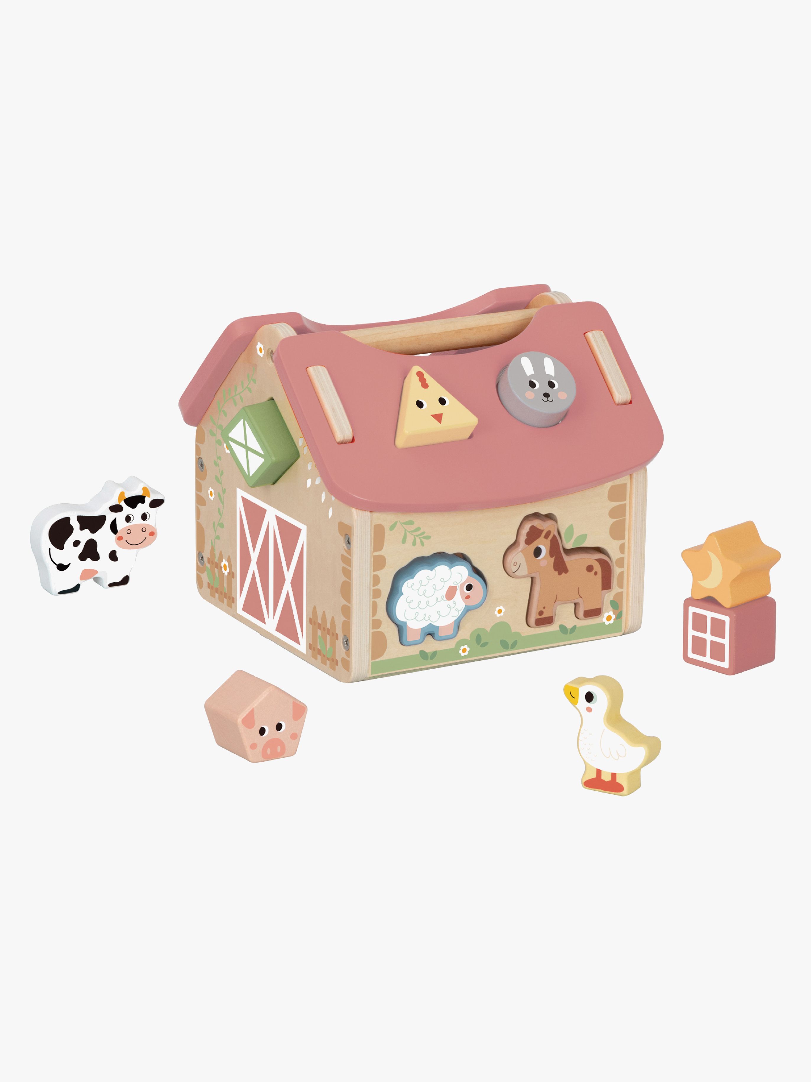 Tooky Toy Farm House Puttekasse - Puttekasser - Tre