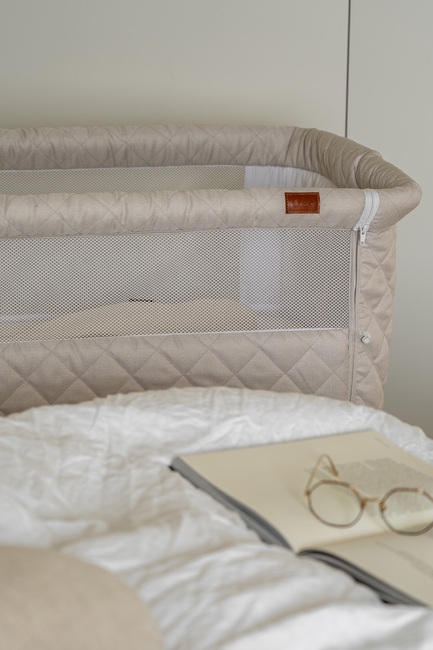 Quax Bedside Crib, Clay