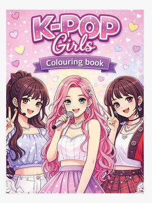 ColoursbyCPH K-POP Girls Fargeleggingsbok