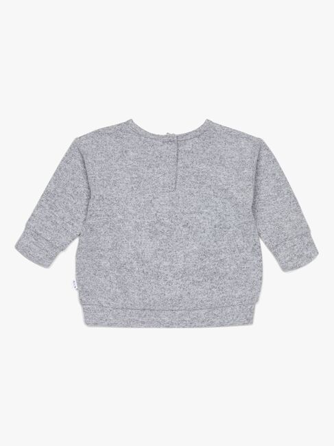 Luca & Lola Rosella Genser Baby, Grey Melange