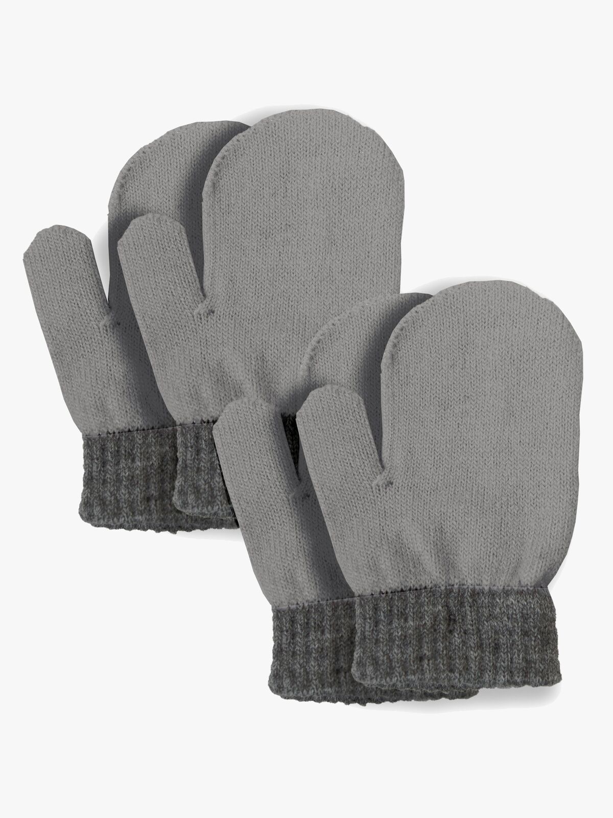 Lindberg Sundsvall Votter Ullblanding 2-Pakk, Grey/Anth