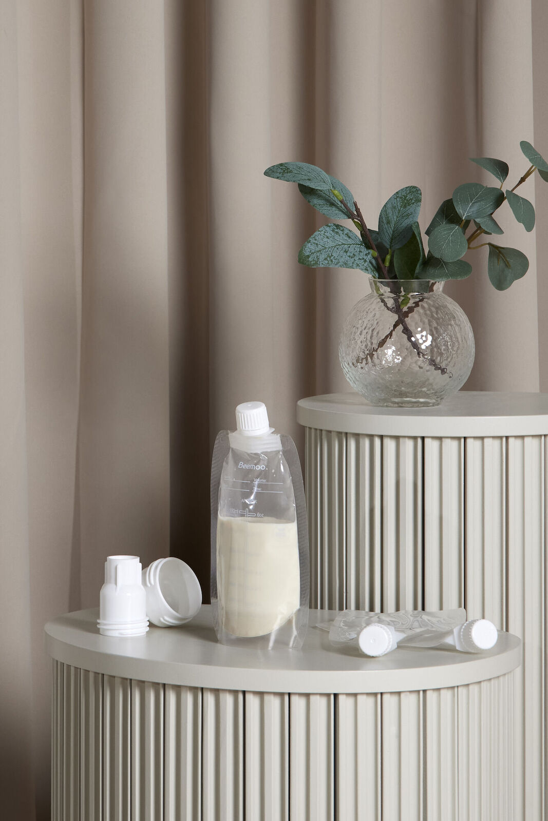 Beemoo CARE Brystmelkposer 180 ml 30-Pakk