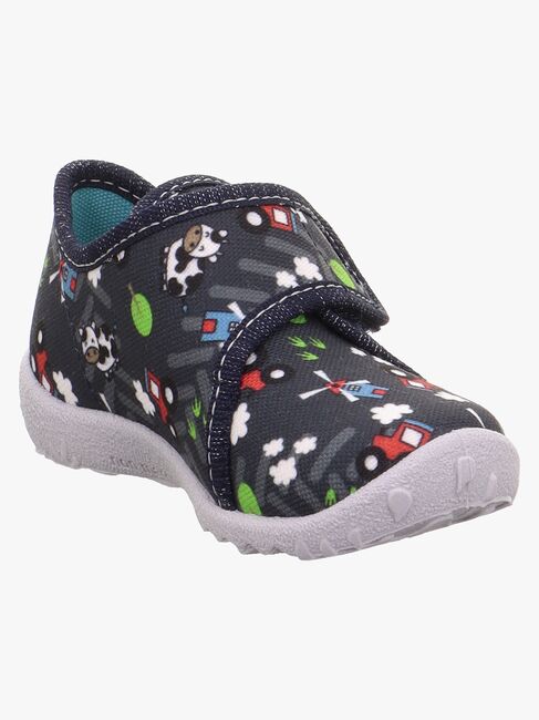 Superfit Spotty Tøfler, Blue/Multicoloured