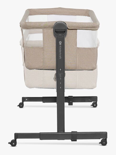 Kinderkraft Nestee Up 2 Bedside Crib, Beige