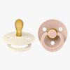BIBS Colour Smokker 2-pack Lateks Str 1, Ivory/Blush