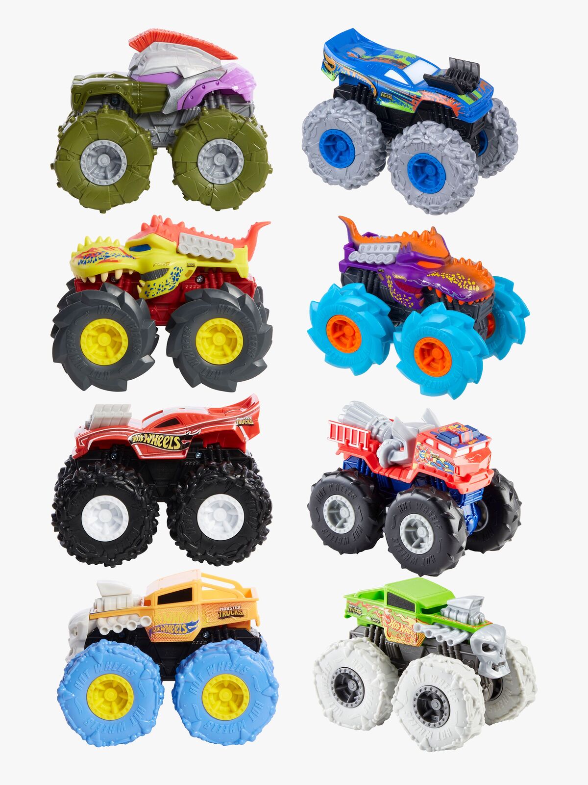 HotWheels Montertruck 1:43 Rev Tredz Blandet