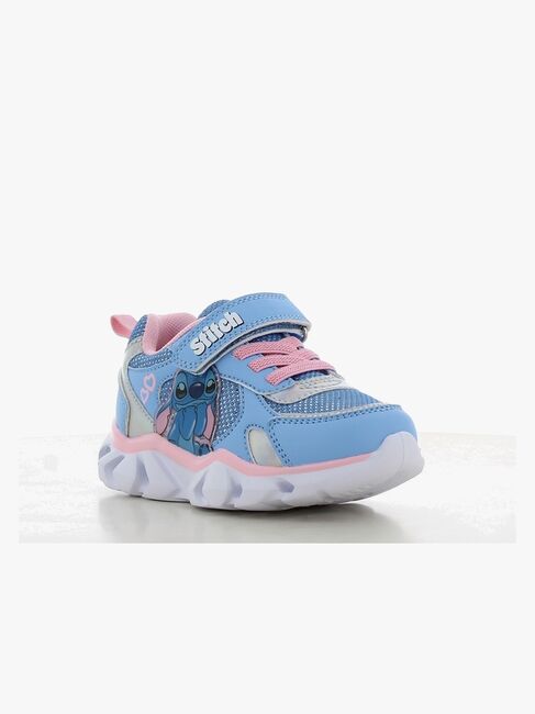 Disney Lilo & Stitch  Blinkende Sneakers, Blue/Silver