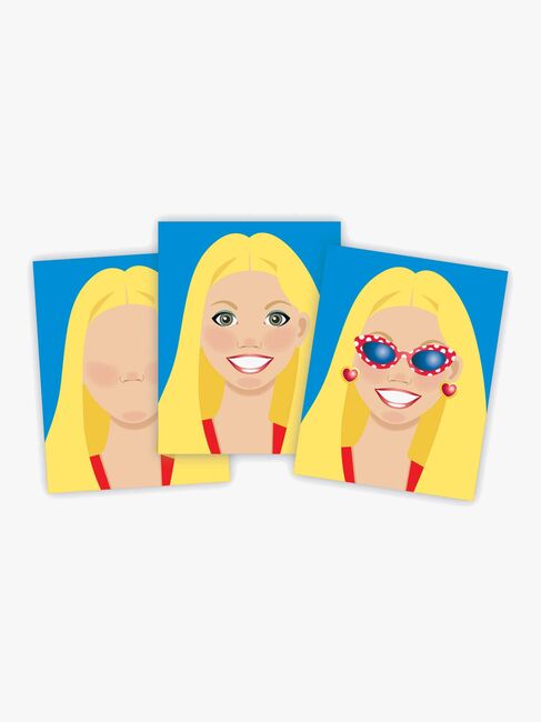 Melissa & Doug Make-a-Face Klistremerkebok