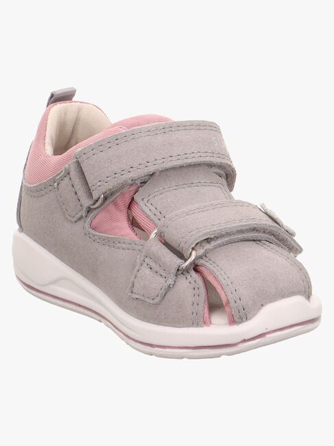 Superfit Boomerang Sandaler, Lysegrå/Rosa
