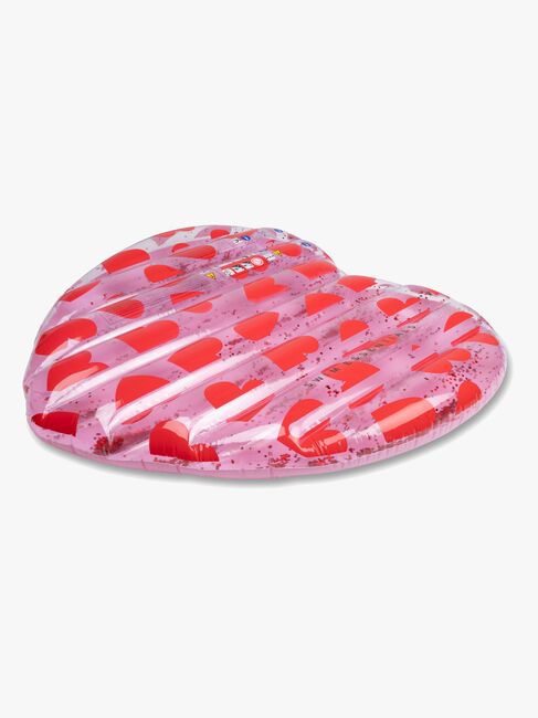 Swim Essentials Flytemadrass 150x100 cm, Red Hearts