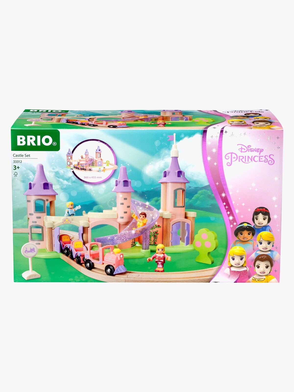 BRIO 33312 Disney Princess Slott med tilbehør