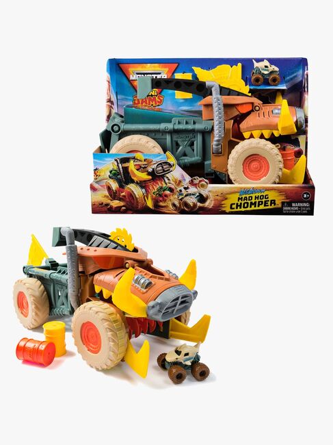 Monster Jam Mini Mad Hog Sweeper Lekesett