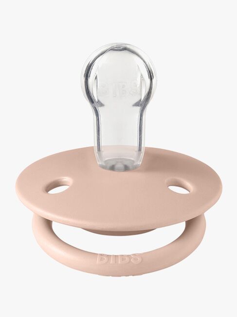 BIBS Smokk De Lux 2-pack Silicone, Ivory/Blush