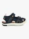 Leaf Ljungby Sandaler, Navy/Orange