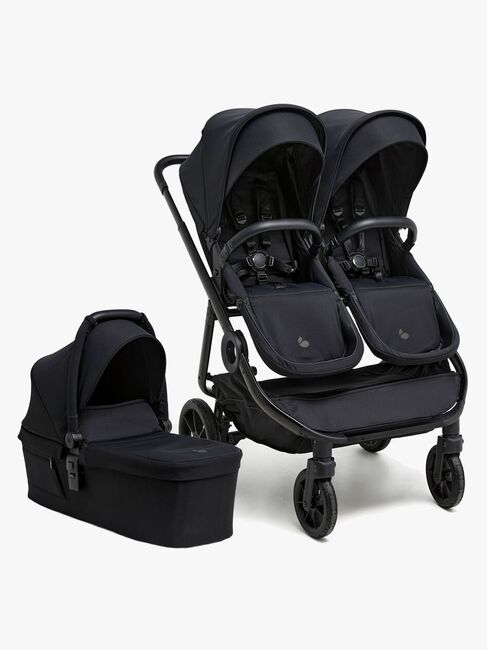 Beemoo Pro Twin 2 Søskenvogn inkl. Liggedel, Coffee Black