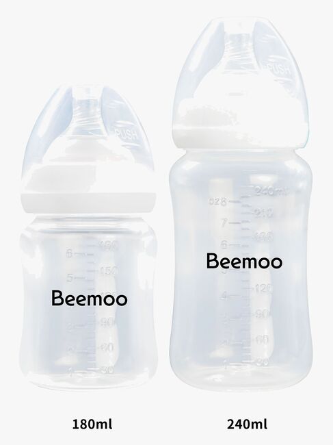 Beemoo CARE Brystmelkflaske 240 Ml 2-pack inkl. Tut