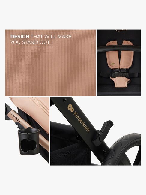 Kinderkraft MOOV 2 4-in-1 Duovogn, Sand Beige