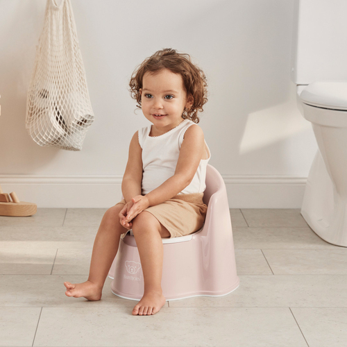 BabyBjörn Pottestol, Powder Pink/White