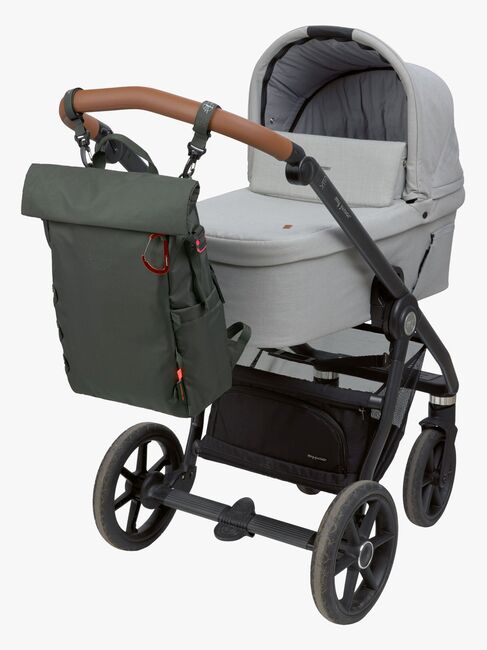 Lässig Outdoor Stelleveske Ryggsekk med Roll-top-åpning, Dark Olive