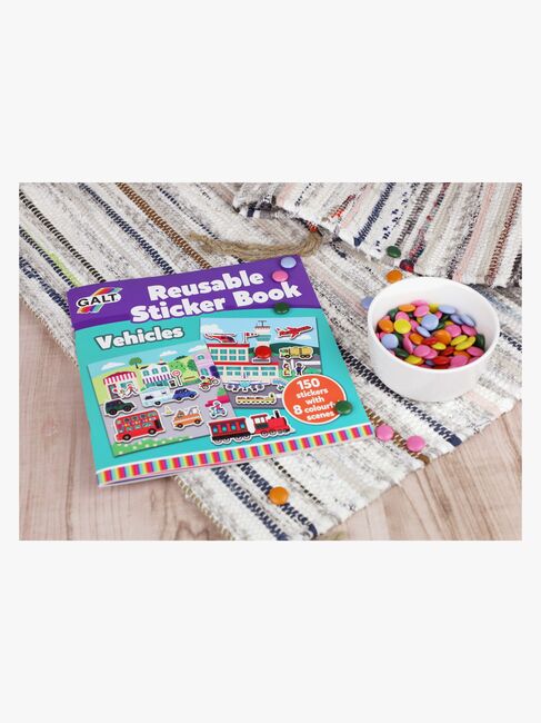 Galt Klistremerkebok Gjenbrukbar Kjøretøy