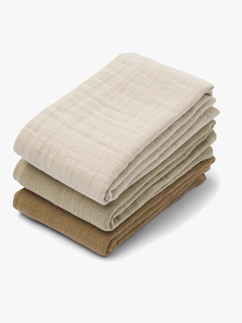LIEWOOD Lewis Musselinteppe 3-Pack, Sandy