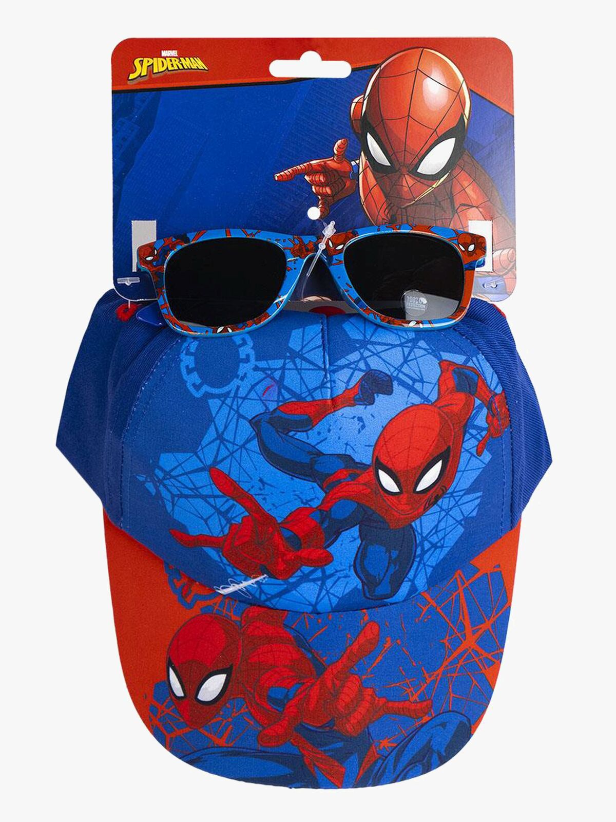 Spider-Man Kaps & Solbriller, Blå
