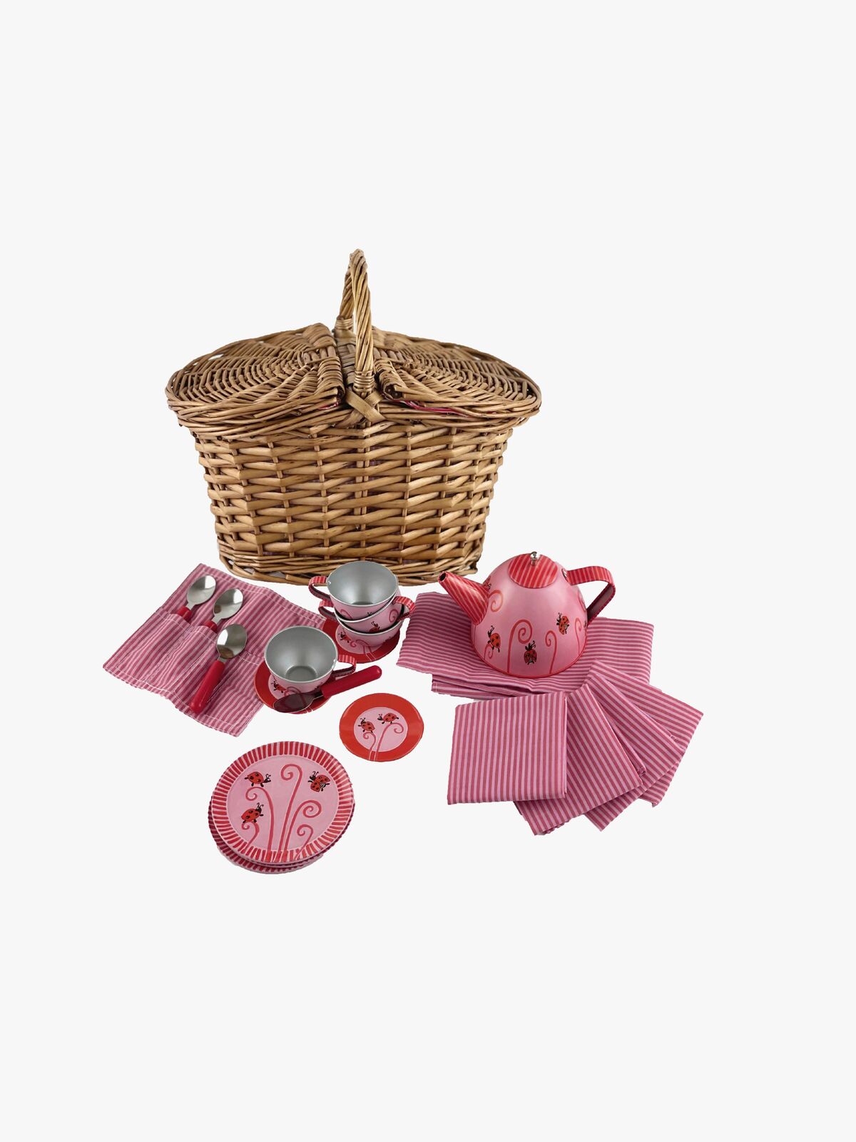 Egmont Toys Teservise Piknikkurv Marihøne