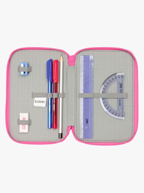 Hello Kitty Kuromi Trippelpennal, Rosa/svart