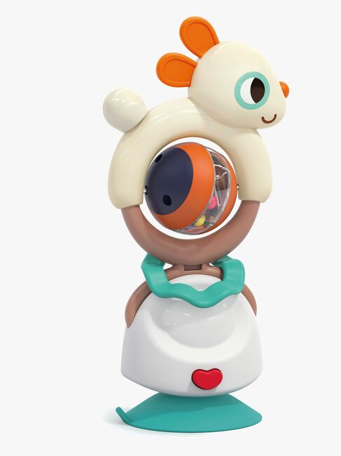 Kinder and Kids 2-i-1 Rangle med Sugekopp Kanin