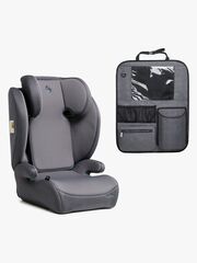 Beemoo Ride i-Size Beltestol inkl. Beemoo Deluxe Sparketrekk med Oppbevaring, Mineral Grey