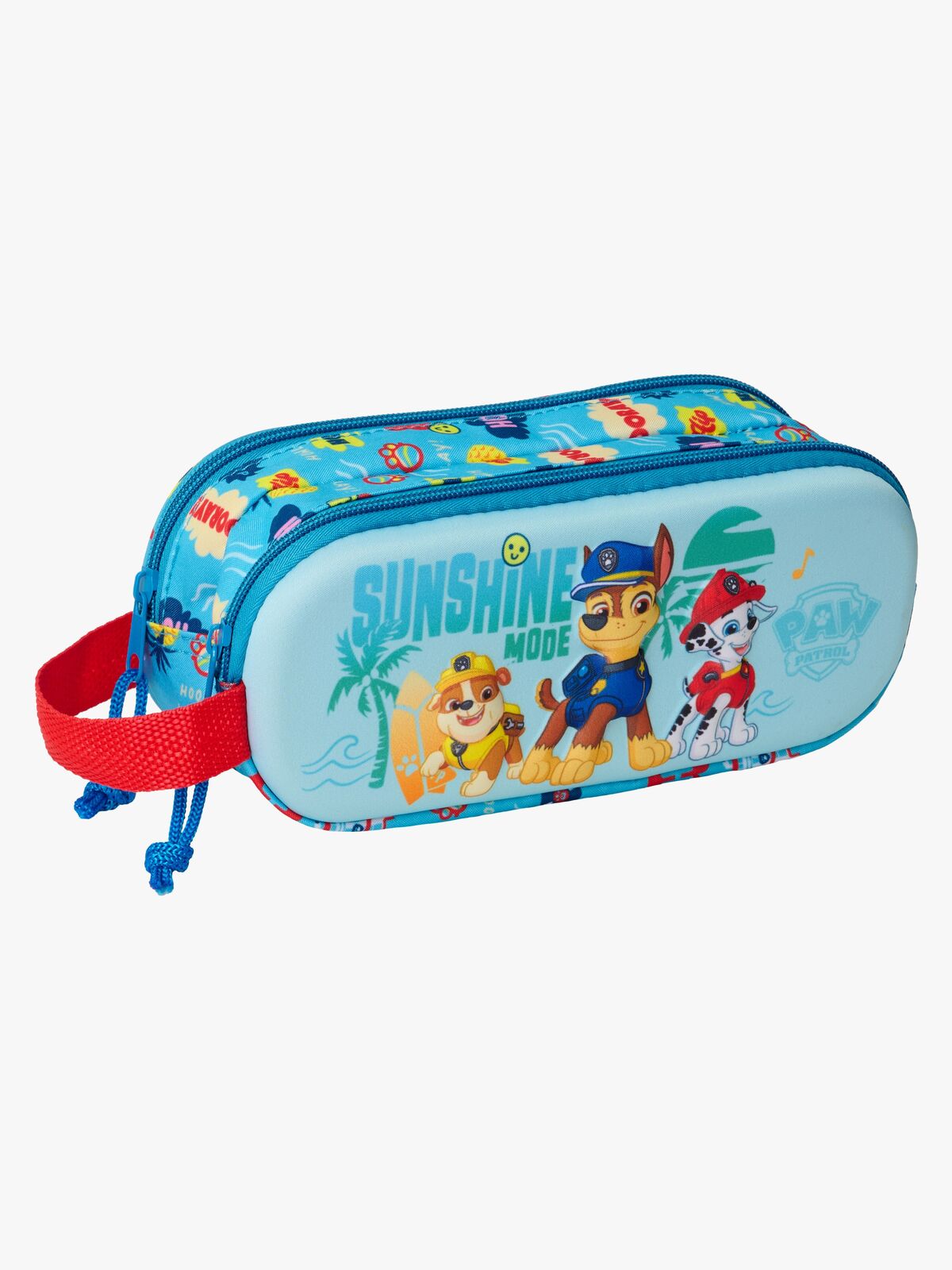 Paw Patrol 3D Dobbeltpennal, Lyseblå