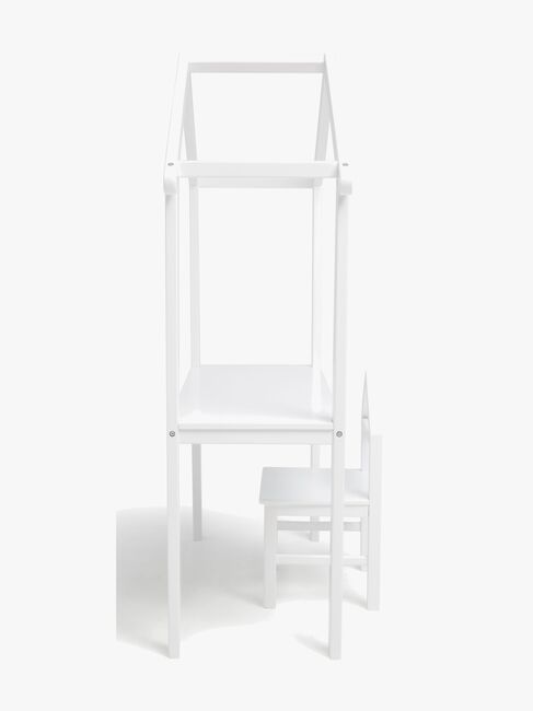 JLY  Hus Skrivebord med Stol, Hvit