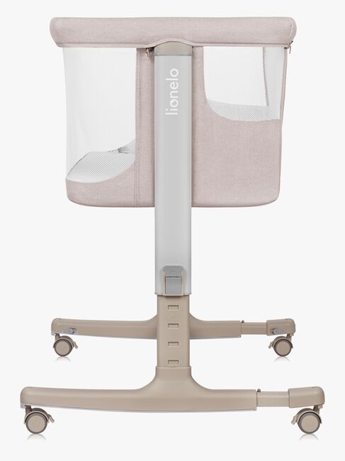 Lionelo Aurora Bedside Crib 3-in-1, Beige Cappucino