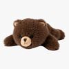 Teddykompaniet Kosedyr Liggende Bjørn 28 cm, Brun