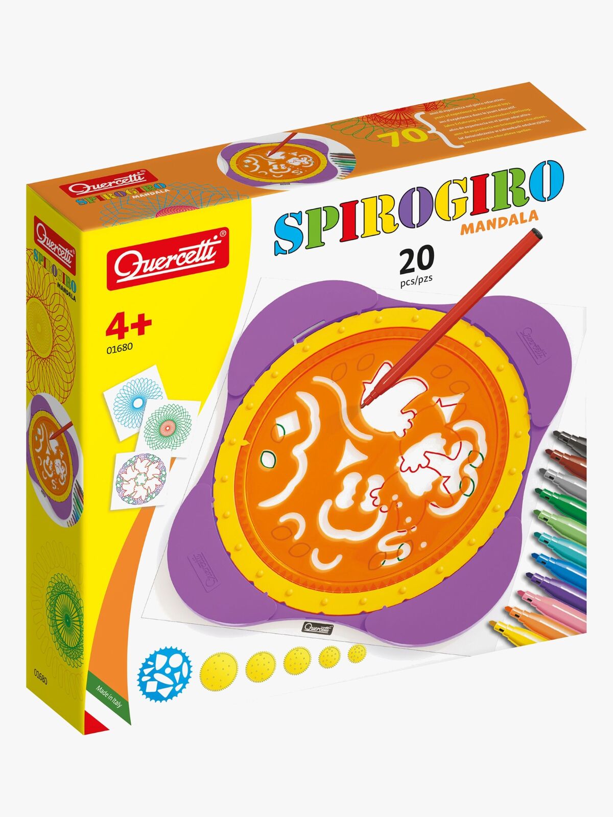 Quercetti Spirogiro mandala Malesett