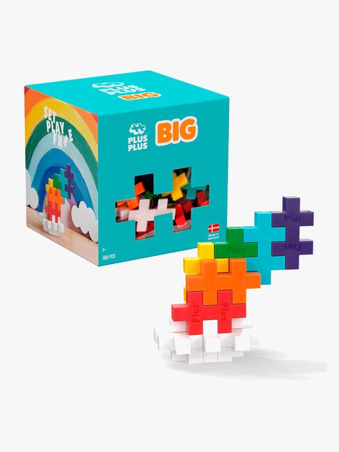 Plus-Plus BIG Byggesett Rainbow Mix 100 Stk