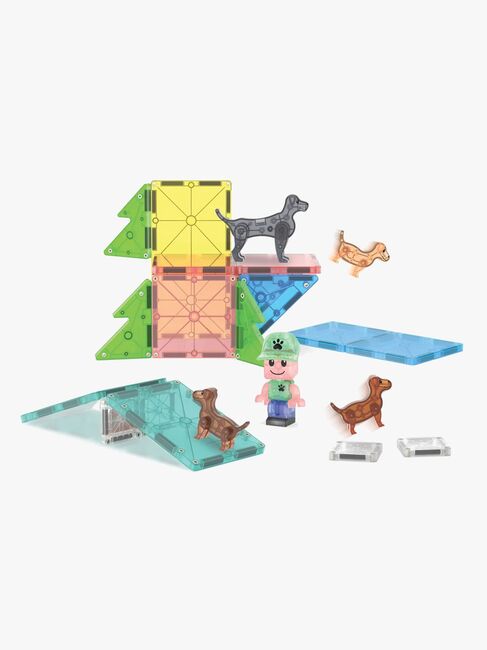 MAGNA-TILES Hundepark Magnetiske Byggeklosser 27 Deler