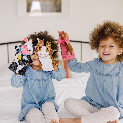 Melissa & Doug Hånddukker Bondegårdsdyr 4-pakk