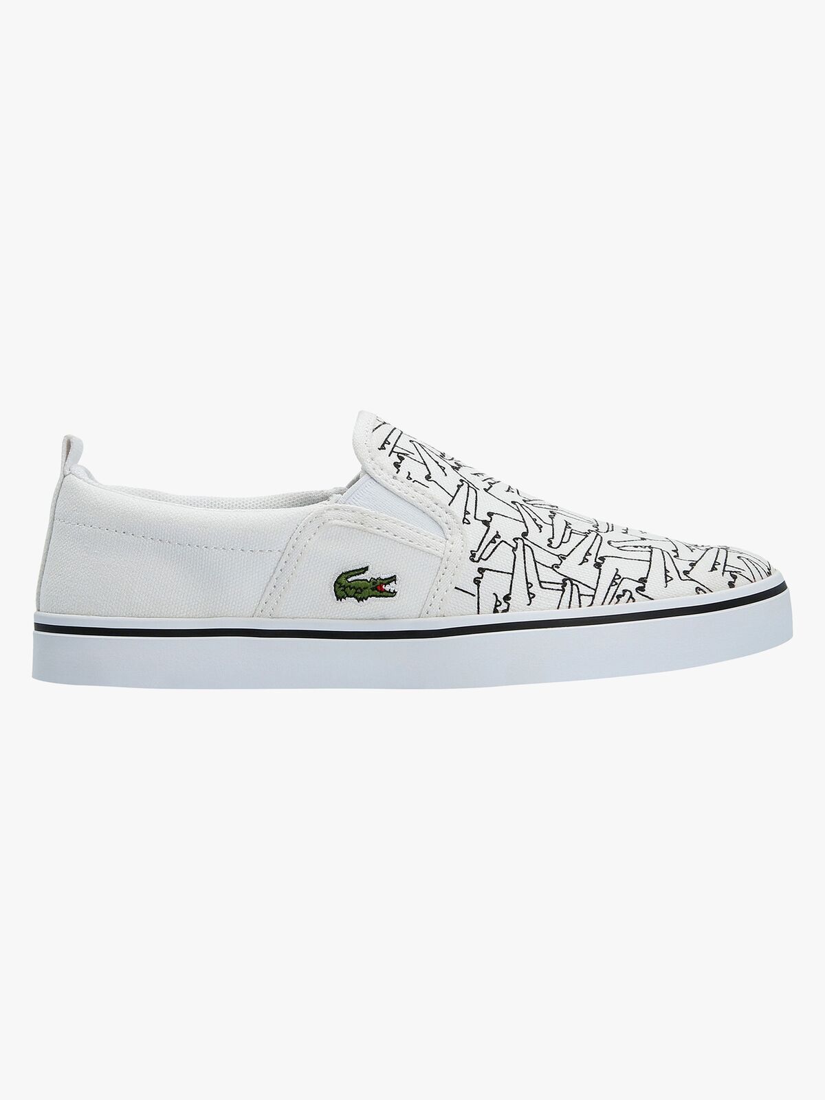 Lacoste Gazon 318 Sneaker, White/Black