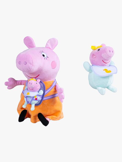 Peppa Gris Kosedyr Mamma Gris med Evie 33 cm