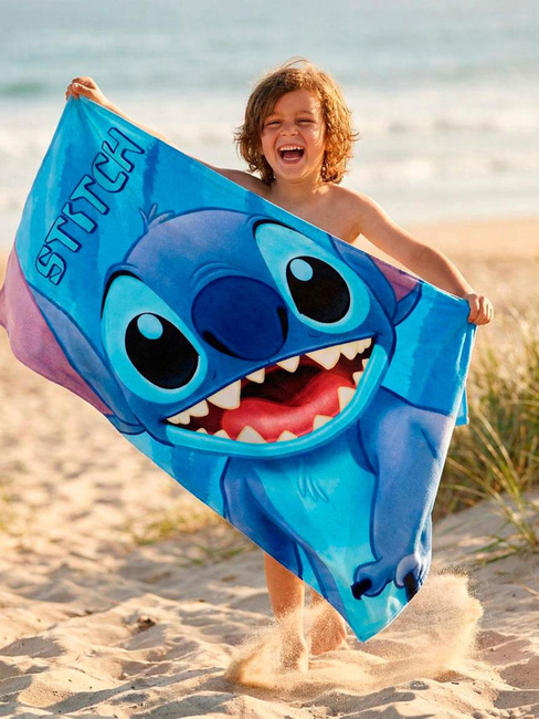 Disney Stitch Strandhåndkle, Blå