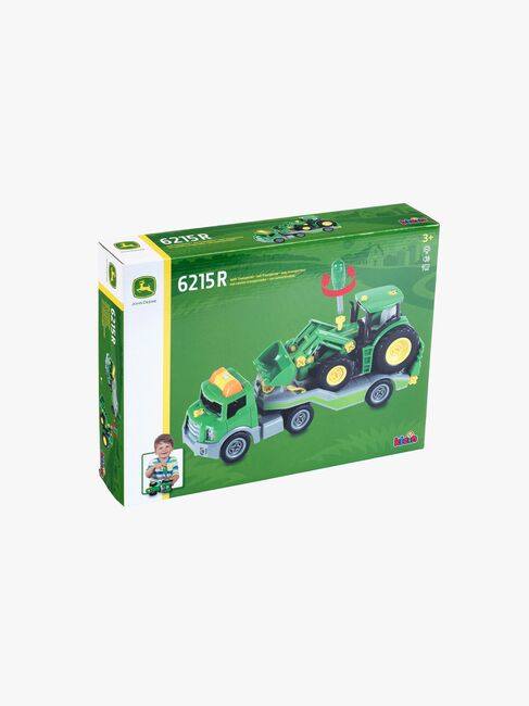 John Deere 6215R Traktor med Transportvogn 1:24