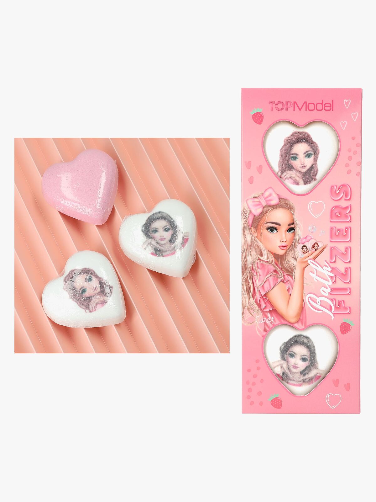 TOPModel BEAUTY and ME Badebombe Hjerte 3-Pakk