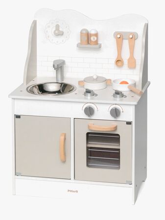 PolarB Lekekjøkken med Tilbehør, Grå