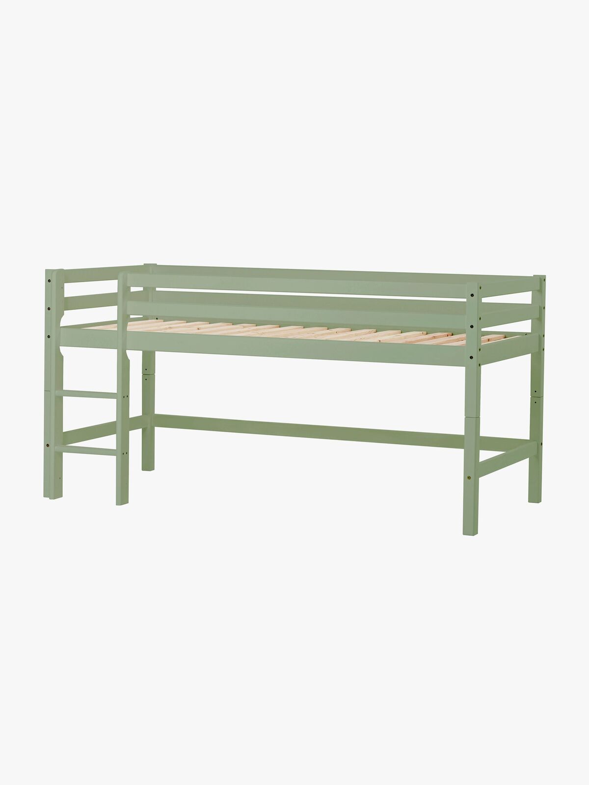 Hoppekids ECO Dream Halvhøy Loftseng 90x200, Pale Green