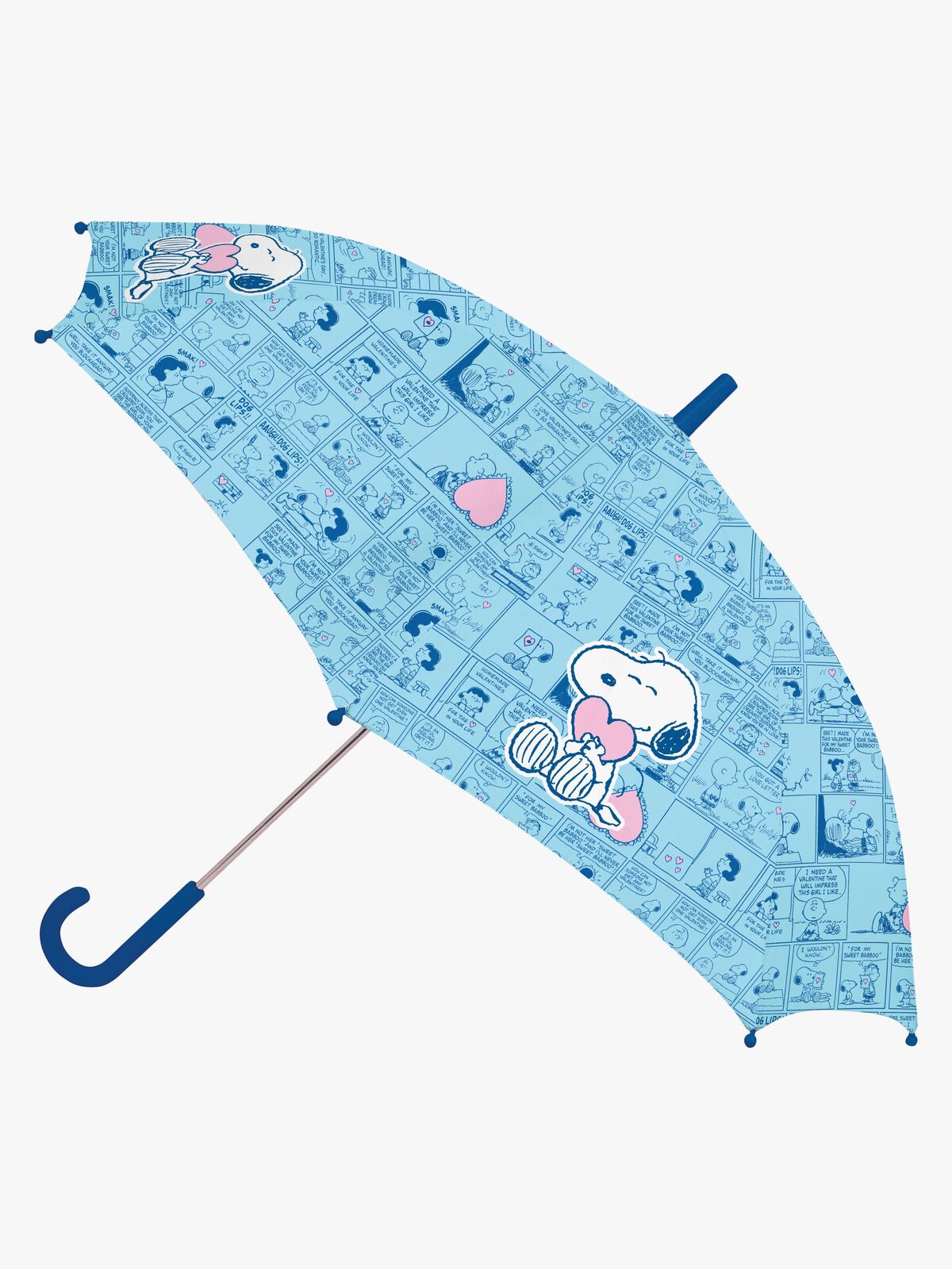 Snoopy Paraply Love, Lyseblå