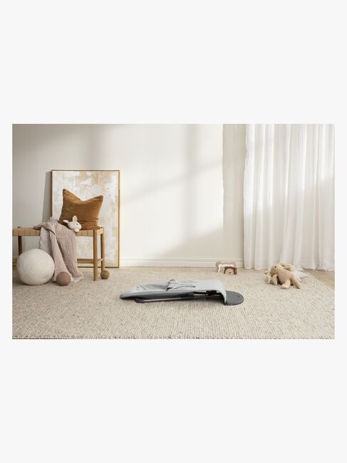 BabyBjörn Bliss Vippestol Vevet, Light Grey Melange