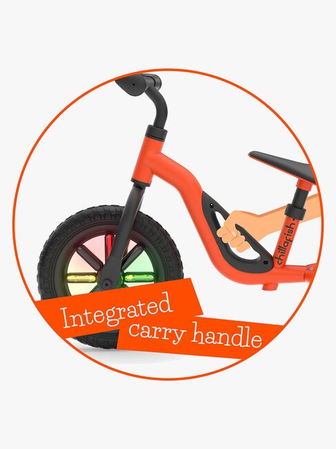 Chillafish Charlie GLOW Balansesykkel, Oransje