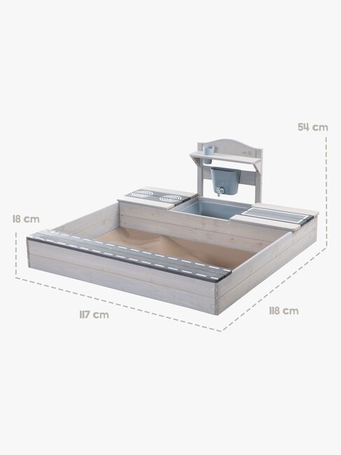 Roba Sandkasse med Utekjøkken, Grå