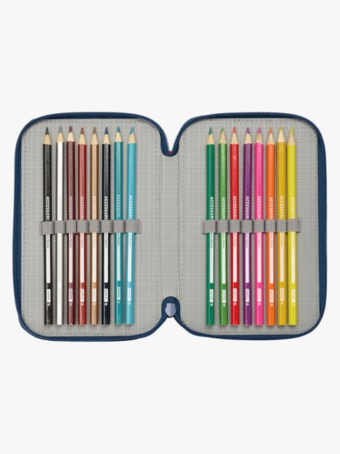 Marvel Spider-Man  Fylt Trippelpennal 37 Deler, Blå